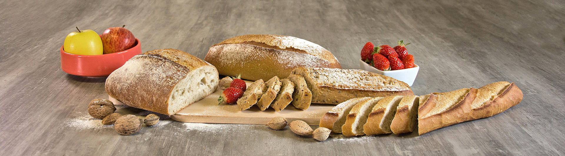 SUSTAINABLY FARMED BREADS